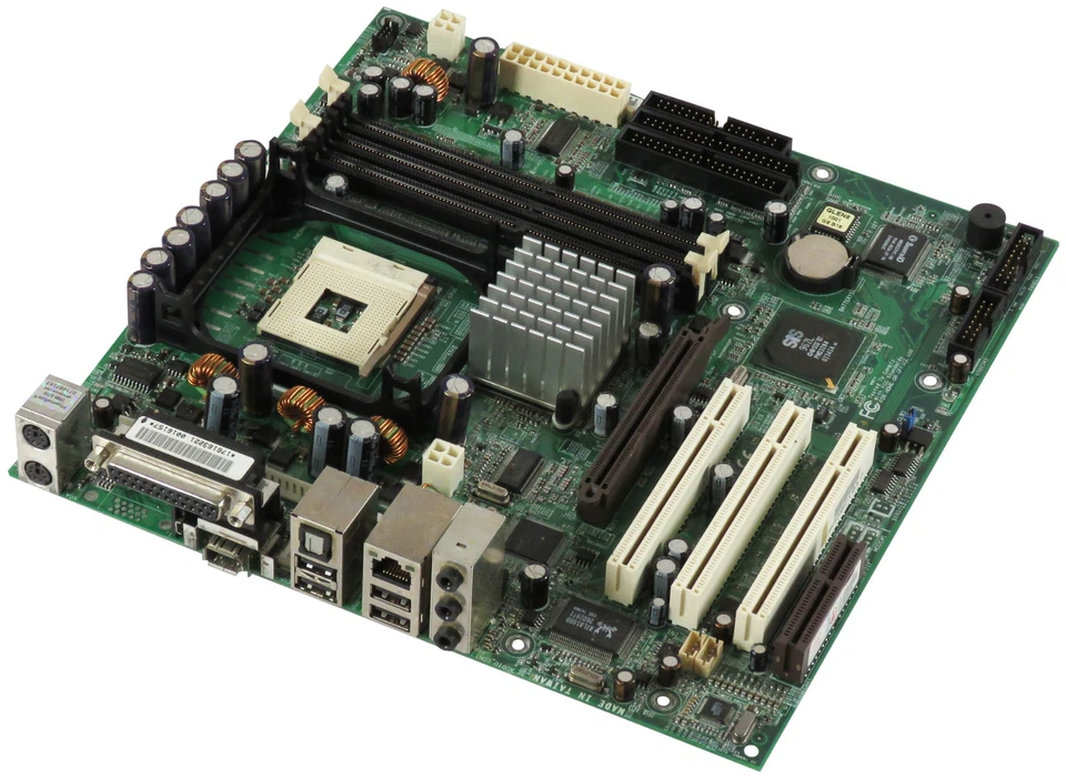 Mainboard Asus P4S533-VX Socket 478 DDR AGP PCI Matx - Image 2 of 2