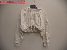 Pre-Owned - Stain, Zara Women's White Crop Flowing Hoodie, Size M