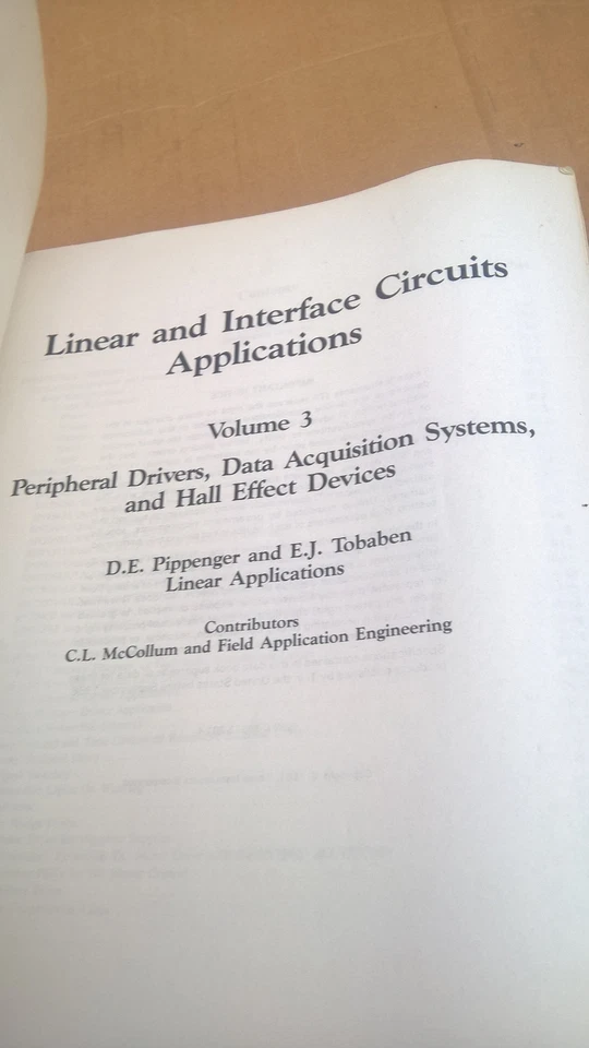 Texas Insutruments Linear & Interface ciruits Applicatons volumne 3 1987 - Image 2 of 2