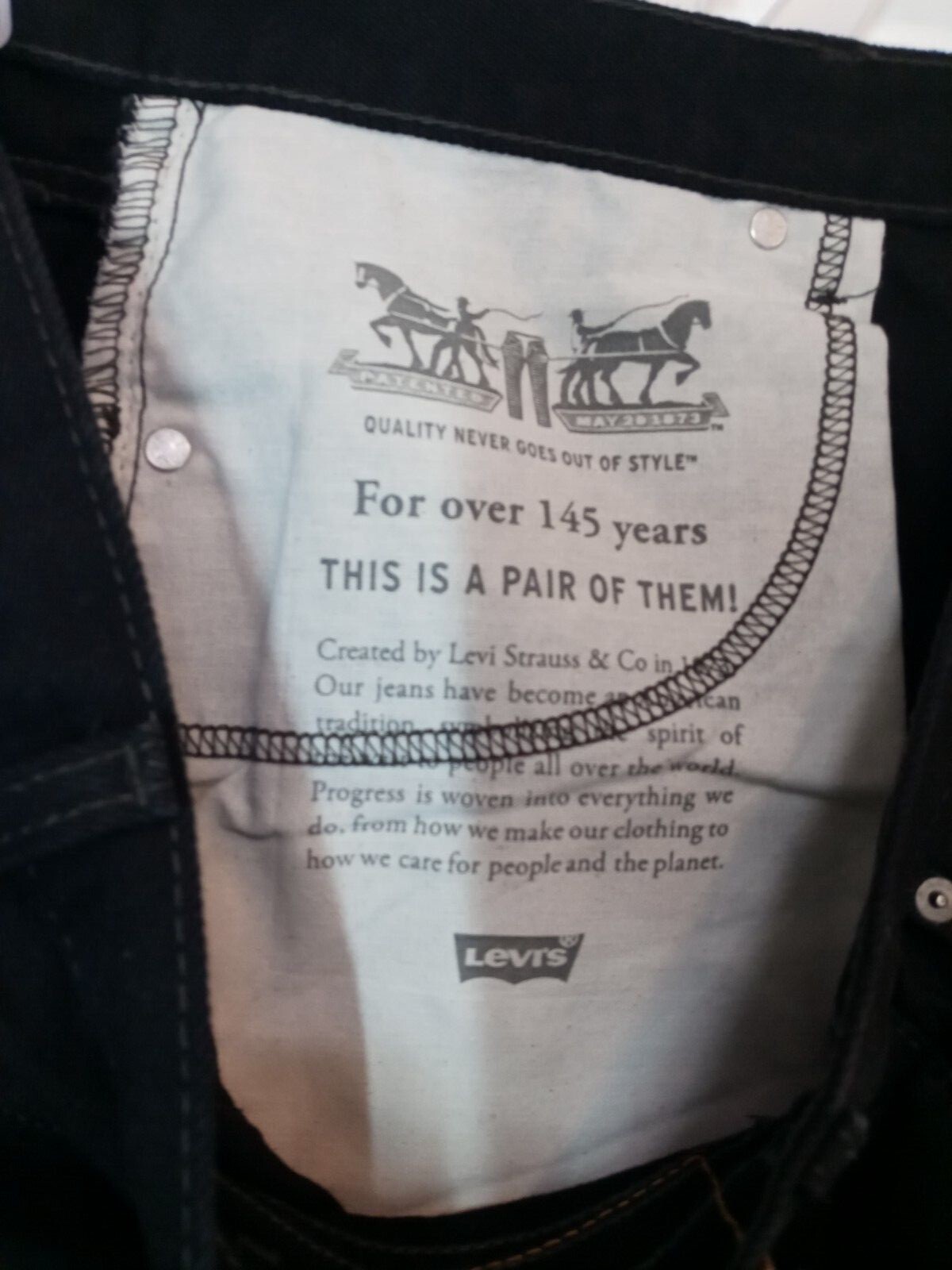 &nbsp;Levi&rsquo;s 505 black Denim Jeans Straight Leg 38x34 good dark pre-owned condition