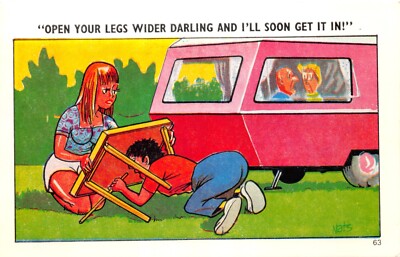 SAPHIR COMIC POSTKARTE NR 63 UMWERBEN UNGELAUFEN GUT PLUS SEHR GUT