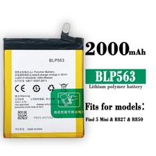 100 New Battery For OPPO BLP563 R827 R827T R850 FIND 5 Mini BLP563 2140mAh