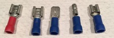 Insulated Vinyl Crimp Terminals Blue 16-14 Red 22-18 CHOOSE TYPE AND QUANTITY