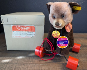 Steiff Bear on Wheels | eBay
