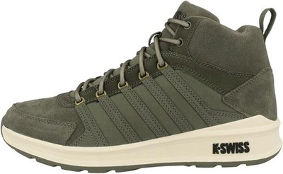 K-Swiss Vista Trainer Mid Wntr Gr 40 & 41 Herren Sneaker Schuhe Grün 07145-379-M