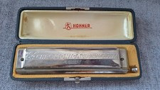 Vintage M. Hohner The 64 Chromonica Harmonica 4 Octaves Professional Model /Case