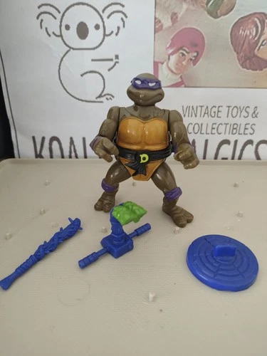 Vintage TMNT Ninja Turtles Figure Headdroppin Don 1992 COMPLETE