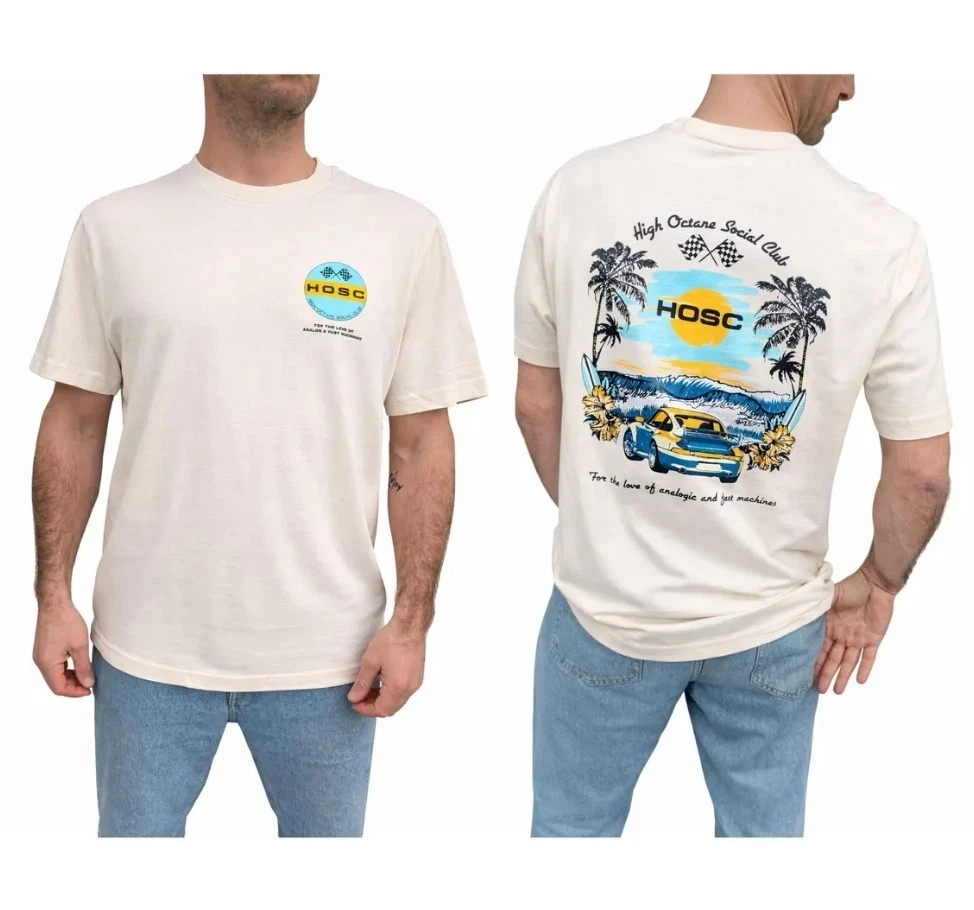 Organic Cotton T-Shirt – Racing Lifestyle Streetwear Graphic Tee
Opens in a new window or tab