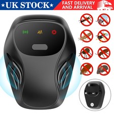 50m² Ultrasonic Pest Control Repeller UK Plug-in Reject Rat Mouse Mice Spider