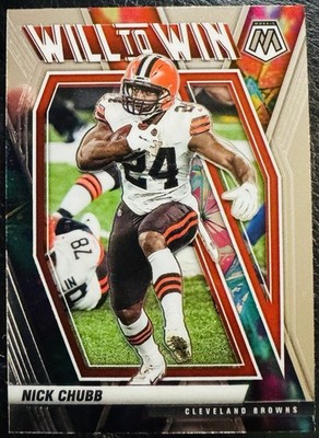 2021 Panini Mosaic Will to Win Nick Chubb Cleveland Browns #WW-10 Texans