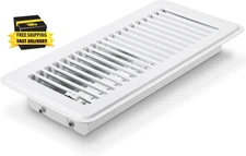 Floor Register, 4 X 10 Inch Vent Covers for Home Floor, Adjustable Air Vent Cove