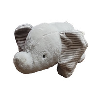 Carters Child Of Mine Musical Gray Elephant Wind Up Stuffed Animal Plush Twinkle