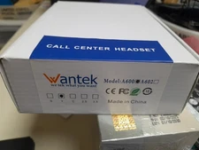 New Wantek A600 Call Center Headset