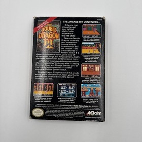Double Dragon III NES Nintendo 1990 caja manual juego completo