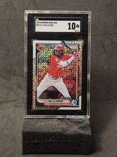 2024 Bowman Chrome Mega Box Elly de La Cruz RC #22 SGC 10