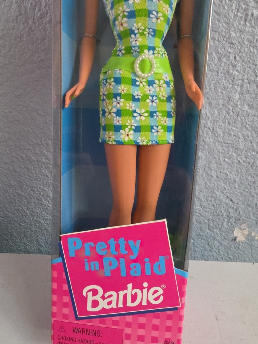 Mattel Barbie Pretty in Plaid Blonde Doll #20666 Vintage 1998 | eBay