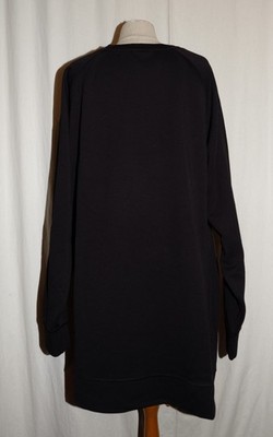 PUMA Fitness Mikrofaser Sweatshirt Sport Pullover Rundhals XXL schwarz