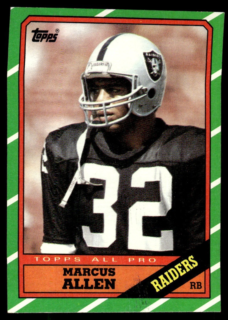 1986 Topps Marcus Allen #62