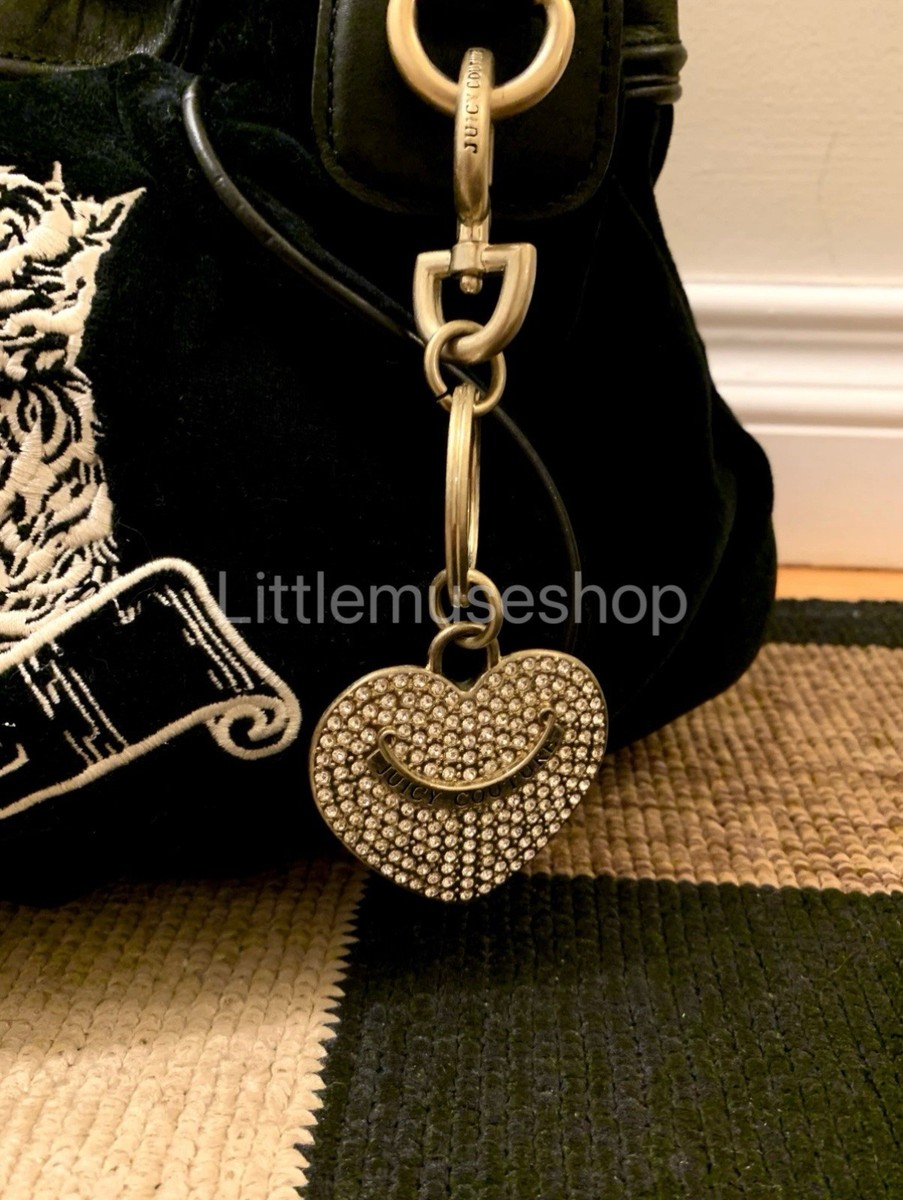 JAMIRAY /ジャミレイ VELVET EGG DIS PURSE Vintage Juicy Couture Daydreamer Bag Purse Scottie Dog Black