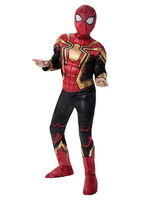 Spiderman Anzug - Karneval Faschingskostüm Kinder - Gepolsterter Overall von