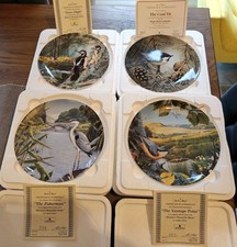 Danbury Mint Bird Plates Collection x 25 Excellent Condition with Certificates