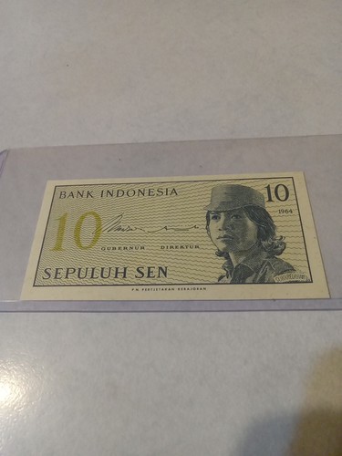 Banconota 10 Sepuluh Sen della Banca Indonesia - Foto 1 di 3