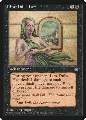 Lim-Dul's Hex (146) Ice Age ICE MTG Magic