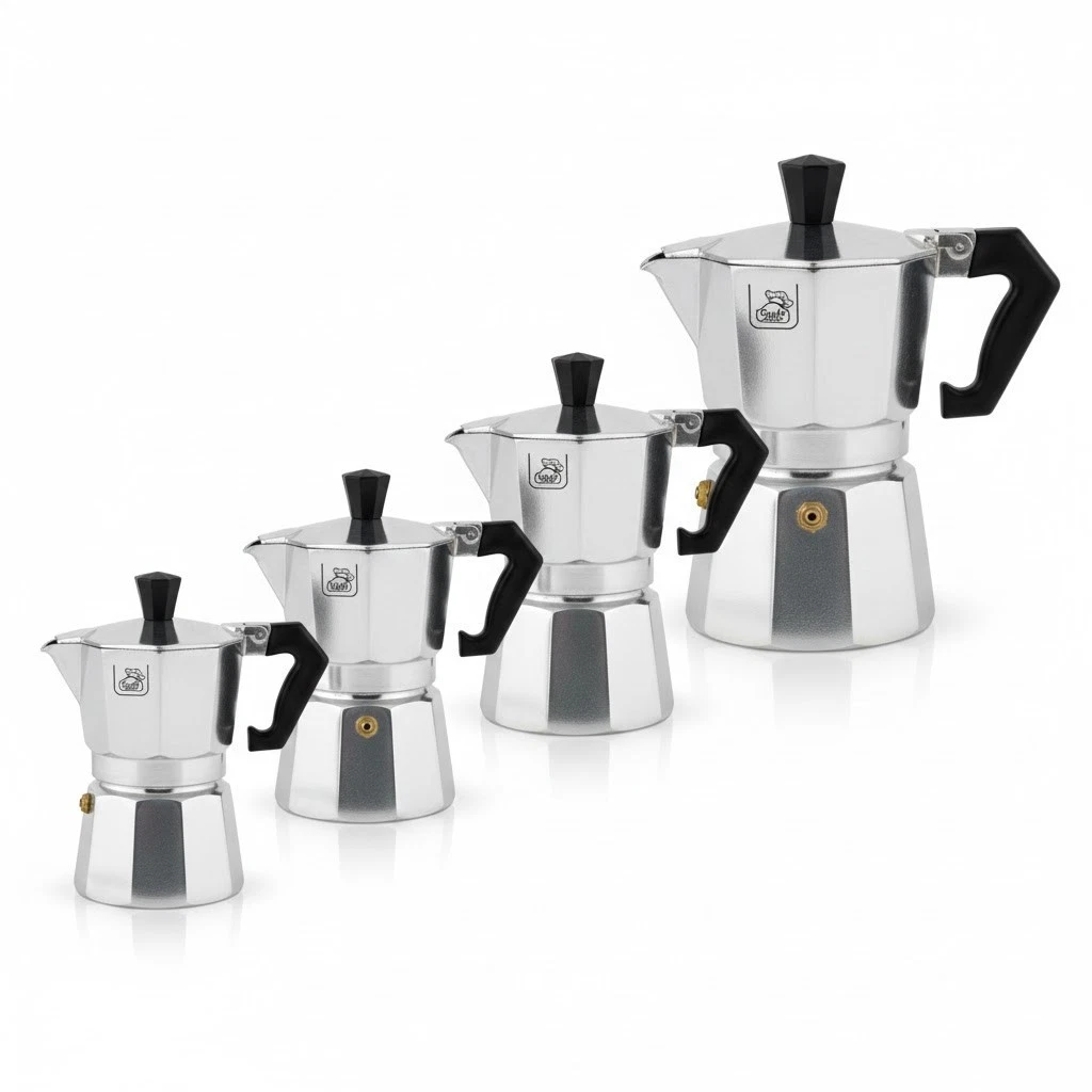 La Cafetière Venice Aluminium Espresso Maker, 6-Cup - Lifetime Brands