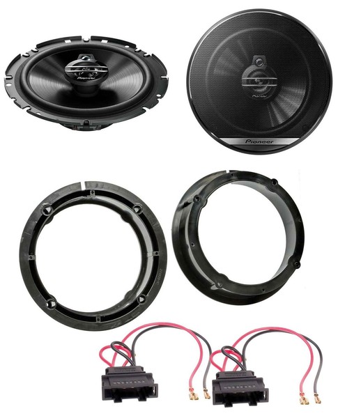 Pioneer 3-Wege 300Watt 16,5Cm Lautsprecher FüR VW Golf IV V Passat TüR Front Hec-image