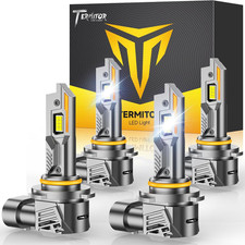 9005 9006 Light Bulbs Combo, 100,000LM 12X Ultra Bright, 6500K Cool White, 1:1 M