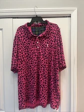 William Murray Polo Shirt Mens 3XL XXXL Print Golf-EUC