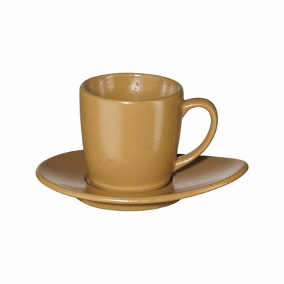 ASA Selection Cuba Ochre Espressotasse mit Unterer Espresso Tasse Gelb 60 ml