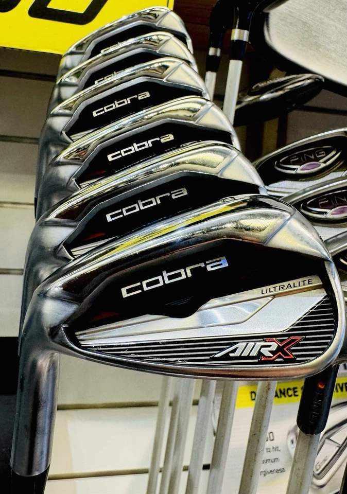 COBRA AIR X ULTRALITE IRONS LEFT HANDED GOLF CLUBS 24 HOUR DELIVERY!!! - Image 2 of 4