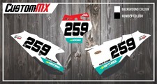 CustomMX: Number board graphics to fit Gas Gas MC MCF EC  all models