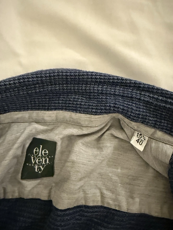 Shirt button up Eleventy Milano Made in Italy fits XS - Imagem 2 de 2