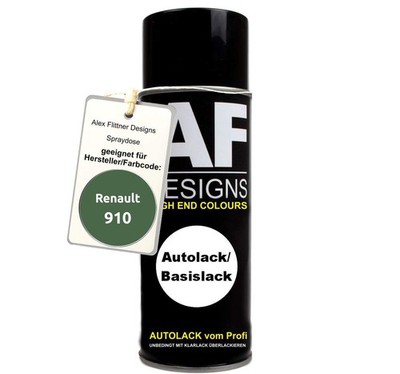 Für Renault 910 Vert Luzerne Metallic Spraydose Basislack Sprühdose 400ml