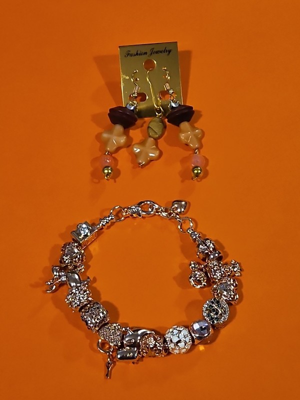 Earrings, Bracelet, Pendant Set