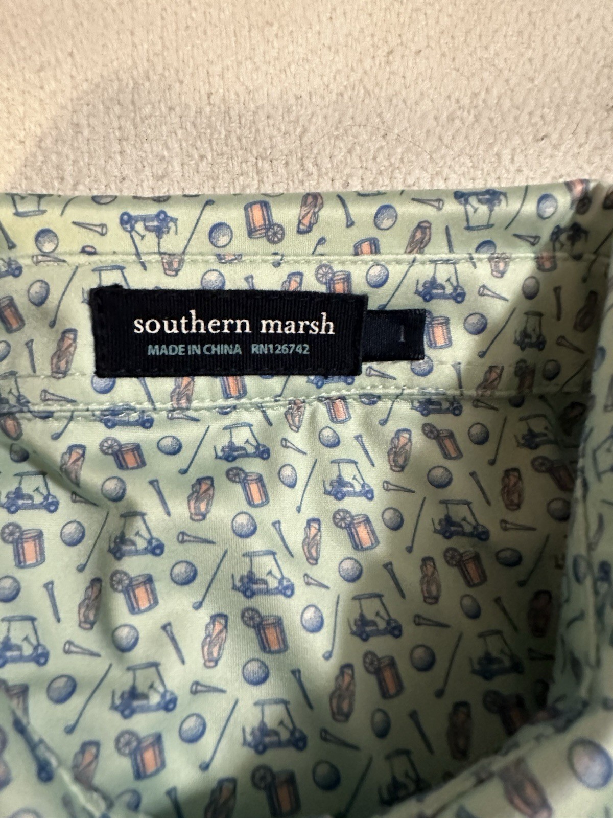 Southern Marsh Flyline Performance Polo - Cart Pa… - image 6