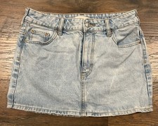 Pacsun Light Blue Denim Mini Skirt Size 27