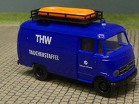 1/87 Brekina Mb 319 Thw Taucherstaffel Kasten