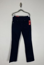 Nwt Spanx Signature Slim-X Bootcut Jeans Size 29 Blue Dark Wash High Waist