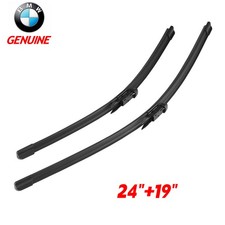 2X Genuine BMW 3 Series Front Windscreen Wiper Blades 24"+19"