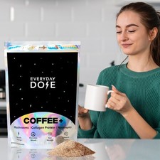 Mushroom Coffee by Everyday Dose 7.4 oz 210g Instant Coffee Superfood Blend