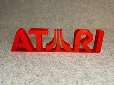 Atari Logo Sign Classic Red Retro Gaming Vide...
