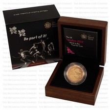 2012 Royal Mint Olympics Handover to Rio Gold Proof Two Pounds £2 Free Postage!