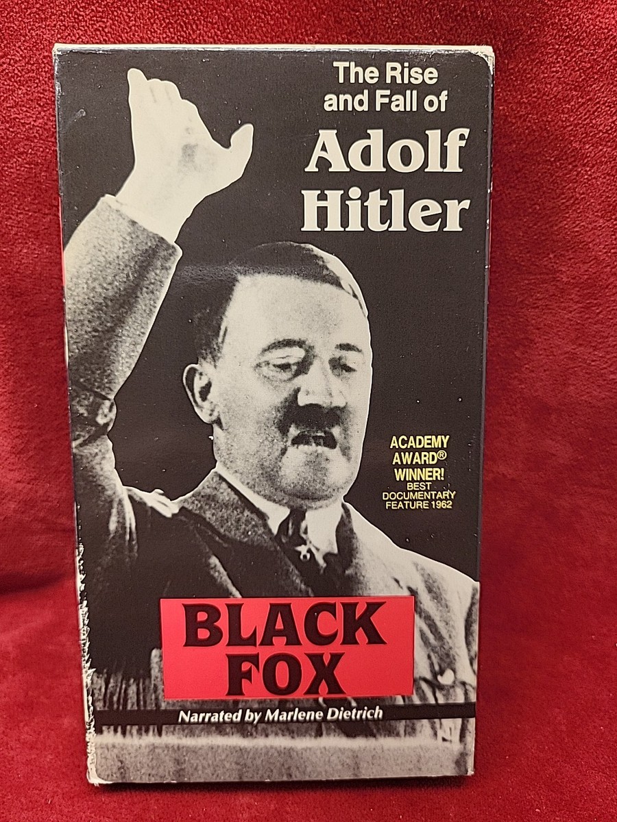 The Rise & Fall of Adolf Hitler Black Fox (VHS) 1962 Film | eBay
