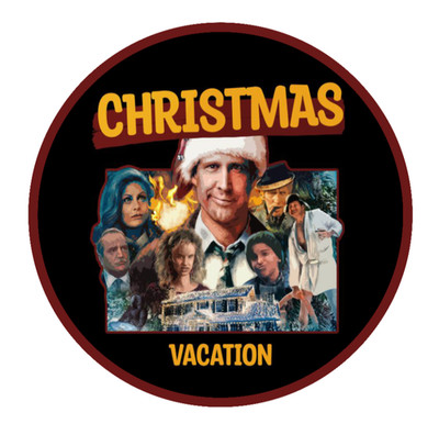 Christmas - Christmas Vacation -  4'' Vinyl Decal Sticker Gift Decor Tumbler Blk