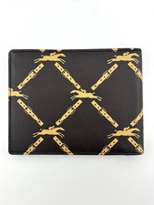 LONGCHAMP Bi-Fold Wallet 3611 VAC Horse Belt Pattern