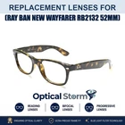 Ray Ban New Wayfarer RB2132 52mm Replacement Lenses Reading Glasses/Progressive