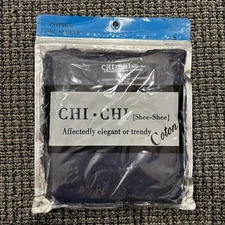 Women’s Cotton Long Sleeve Shell Base Layer Top Size Small Navy Blue New